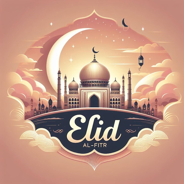 Photo this design is made for islamic occasions like eid ul fitr and eid ul adha