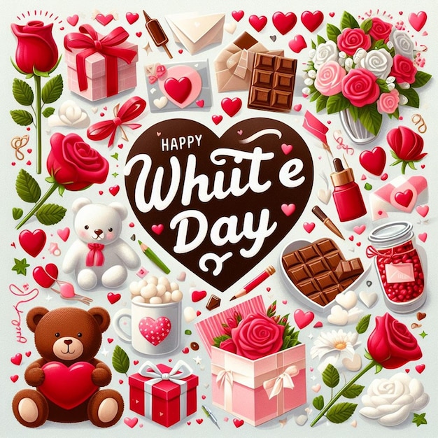 This design is made for white day