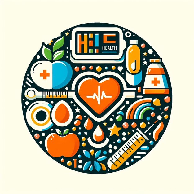 This design is made for World Health Day
