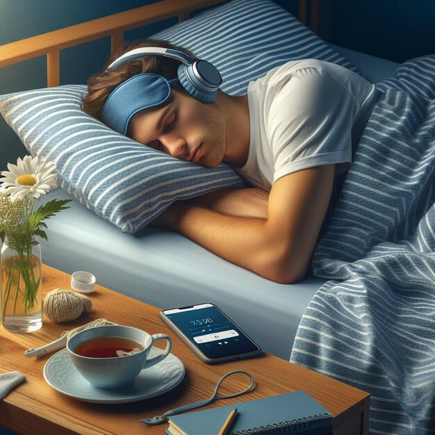 This design for World Sleep Day was created using AI