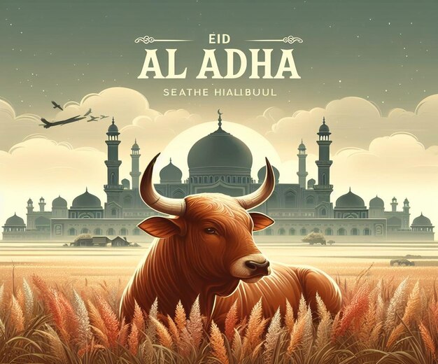 이 일러스트레이션은 이슬람 행사인 이드 울 아다 (Eid Ul Adha) 를 기념하기 위해 제작되었습니다.