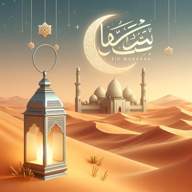 This illustration is made for Eid ul Fitr Eid ul Adha and Mahe Ramadan