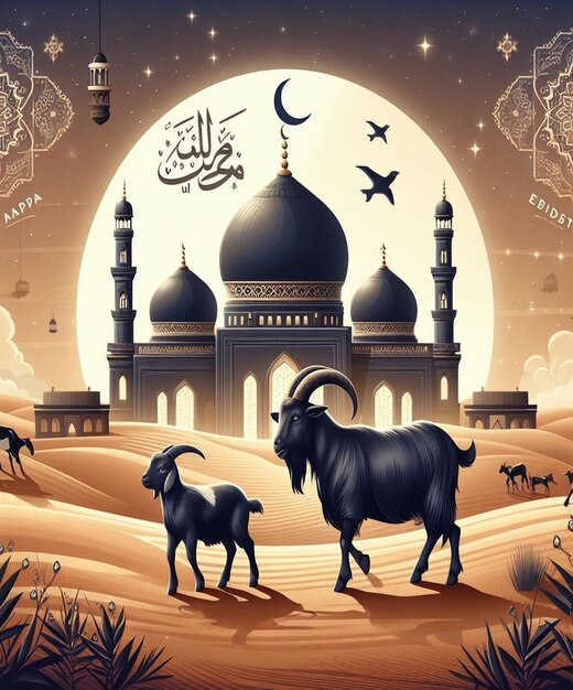 This illustration is made for the Islamic Mega Event Eid Ul Adha