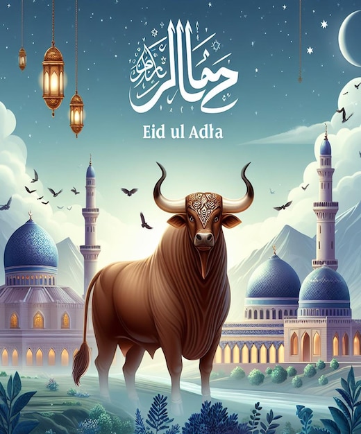 This illustration is made for the Islamic Mega Event Eid Ul Adha