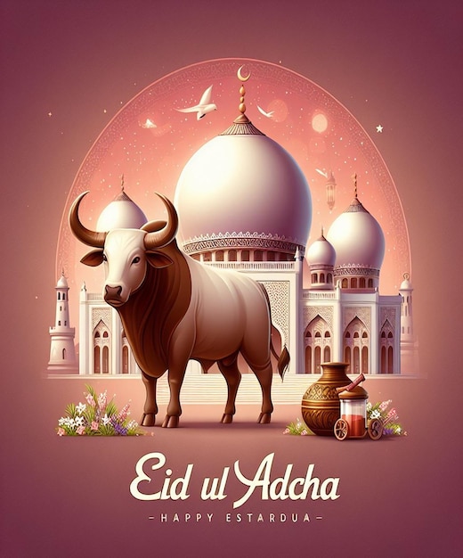 This illustration is made for the islamic mega event eid ul adha