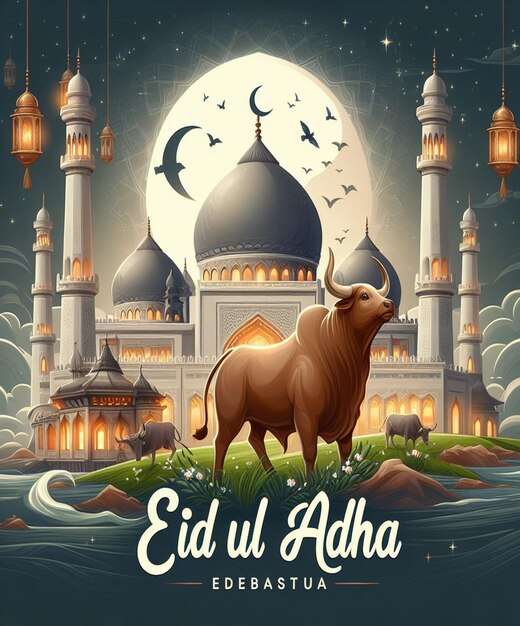 This illustration is made for the Islamic Mega Event Eid Ul Adha