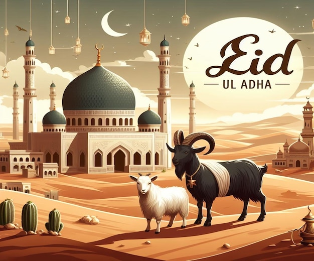 This illustration is made for the Islamic Mega Event Eid Ul Adha