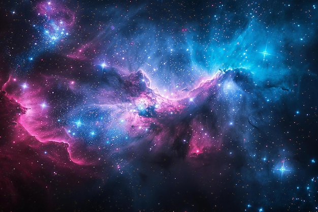this image contains blue purple and violet stars