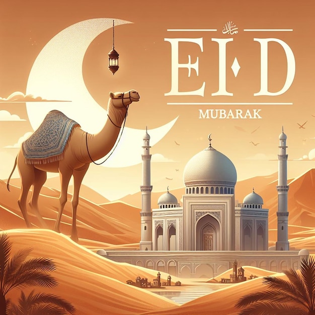 This image is created for Islamic events like Eid ul Adha