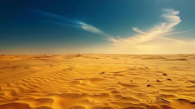 Photo this image shows a vast expanse of sand dunes in the desert