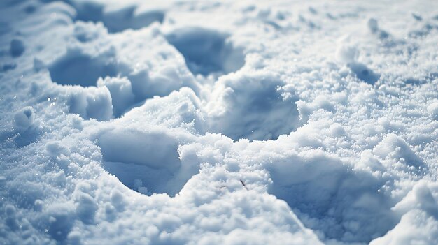 This is a beautiful closeup image of snow The snow is very white and fluffy and it looks like it has just fallen