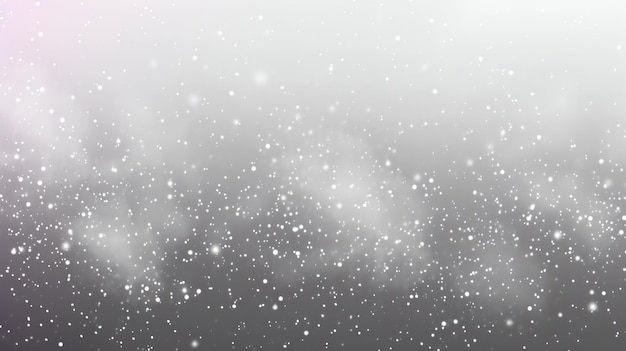 Photo this is a beautiful winter background with falling snow the snow is falling against a soft outoffocus background