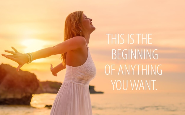 this is the beginning of anything you want