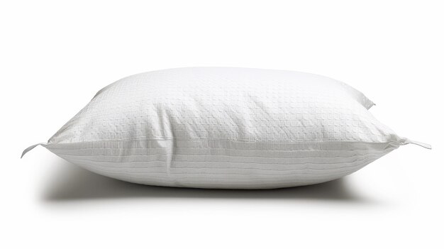 This is a closeup of a pillow with a clipping path on a white background