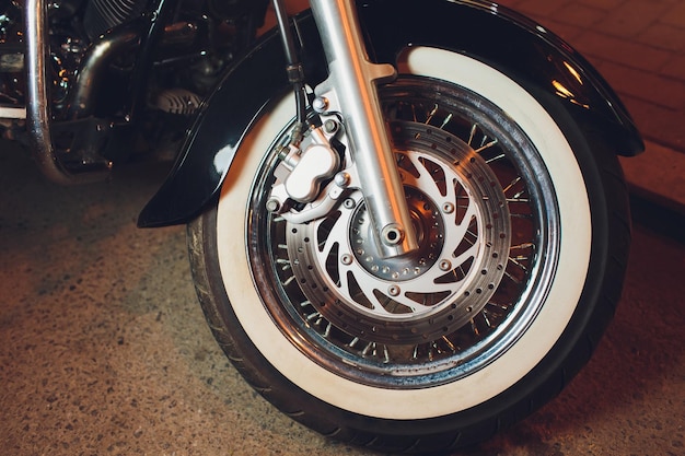 This is the image of a motorcycle brake disc brake system