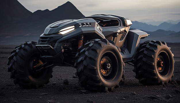 This is an intelligent photography offroad car