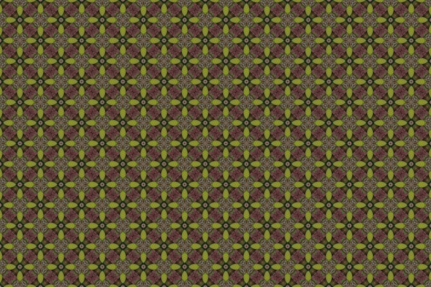 This is a seamless pattern with a green and purple design that is suitable for fabric and wallpapers.