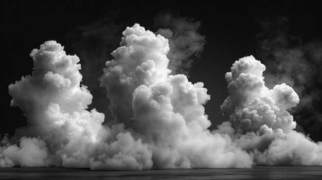 Photo this is a set of modern clouds or smoke on a transparent background cloud smoke fog jpg