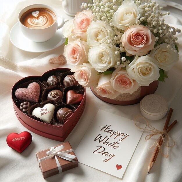 This picture was made for White Day on 14th March