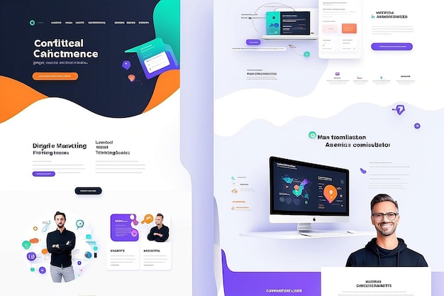 This Website Ui landing Page For Digital Marketing Agency