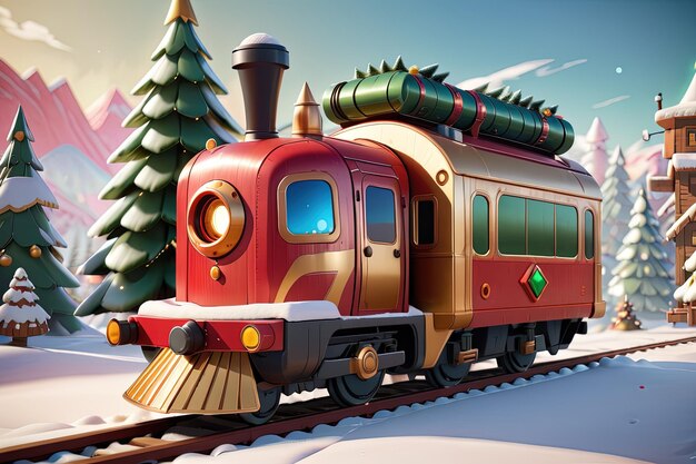 Photo thomas the train christmas