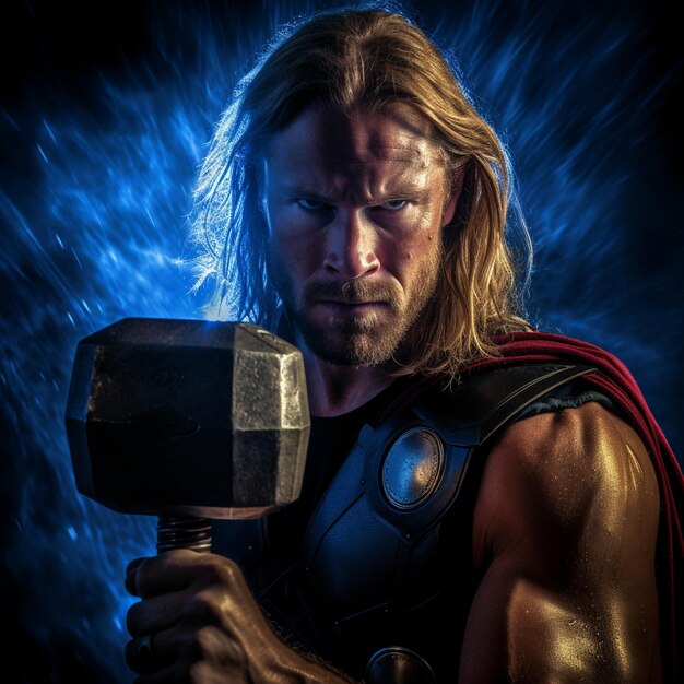 Foto thor marvel epische illustratie