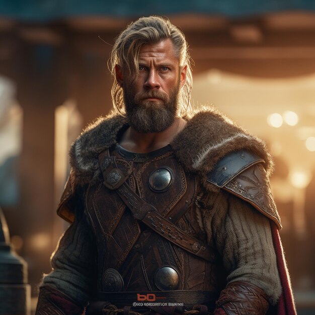 Foto thor marvel epische illustratie