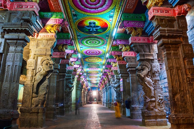 Thousand pillar hall Meenakshi Temple