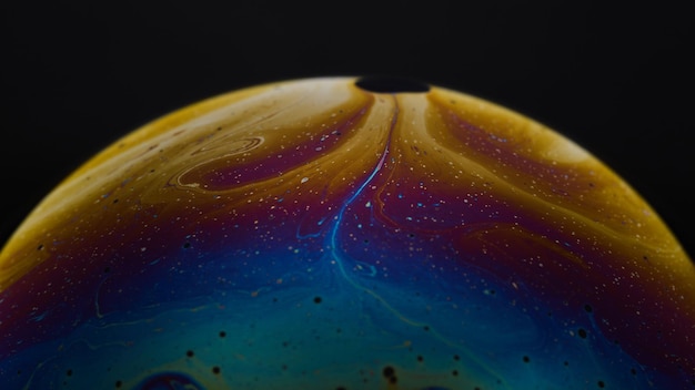 Thousands of colors and shapes in a giant bubble