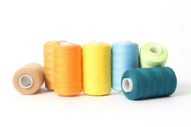 Threads for sewing and needlework closeup sewing accessories