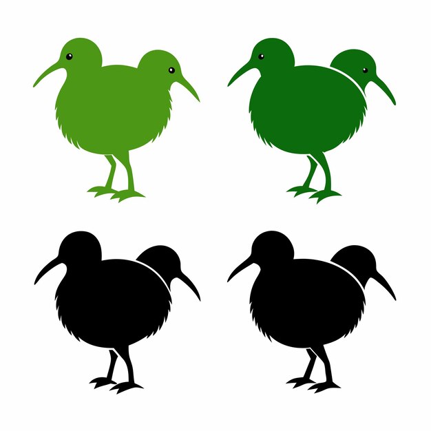 Photo three birds are shown with green and black on the bottom
