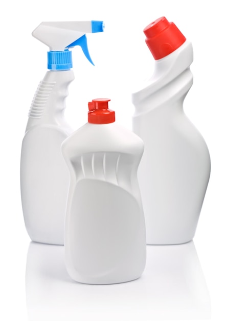 Three bottle for cleaning