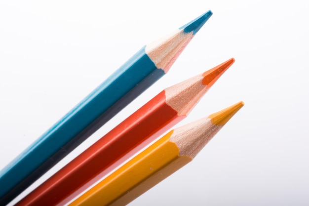 Three Color Pencils