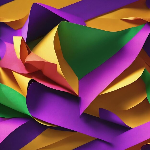 three mardi gras colors