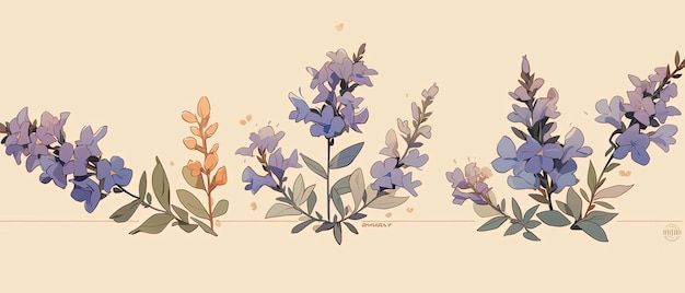 Foto tre diversi tipi di fiori su uno sfondo bianco
