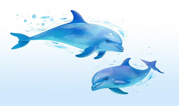 three dolphins are swimming in the water with the words quot dolphins quot