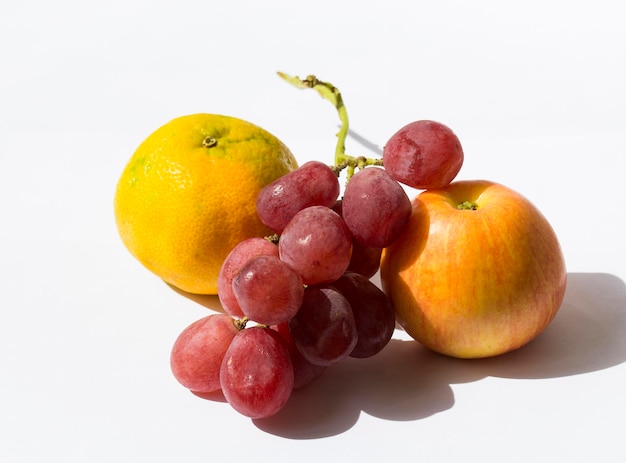 Three healthy fruit