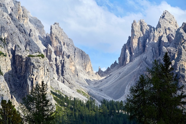 Three peaks mountain