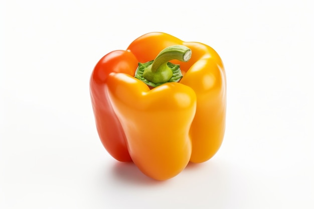 Photo three peppers on white background on a white or clear surface png transparent background