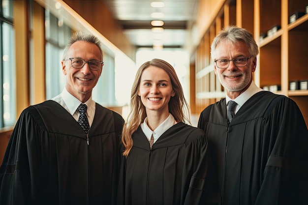 Three professors in the university