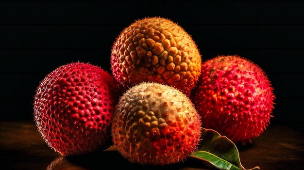 Photo three seasoned lychee