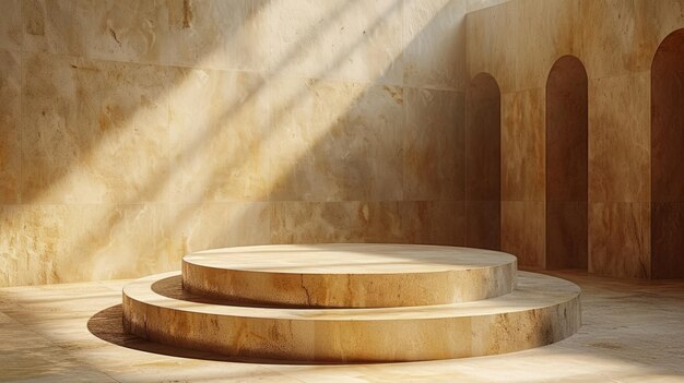 Three Stone Steps in Interior Room