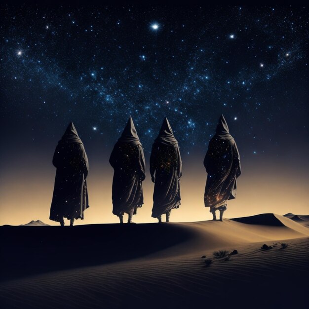 Photo three wise mans