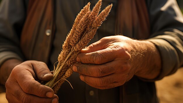 threshing HD 8K behang Stock Fotografische afbeelding