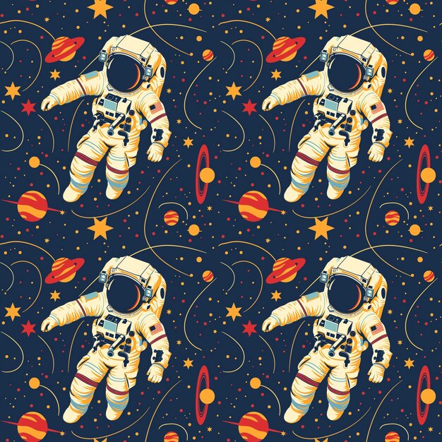 Thrilling Cosmic Space Exploration Tile Design