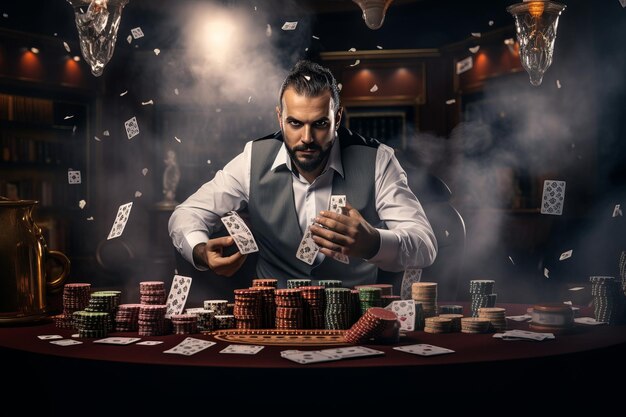 Rich casino player