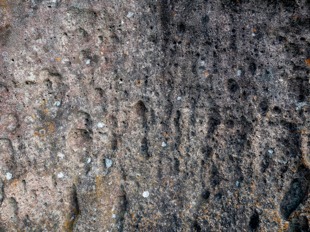 Photo through erosion from wind and rain for several years