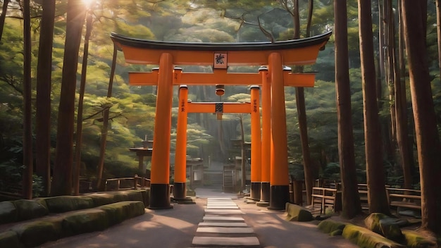 Throusand torii fushima inari shrine