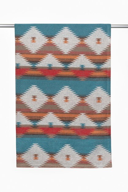 Бросок одеяла - аксессуар для холодной погоды, используемый индейцами северной америки. фоны и текстуры.
