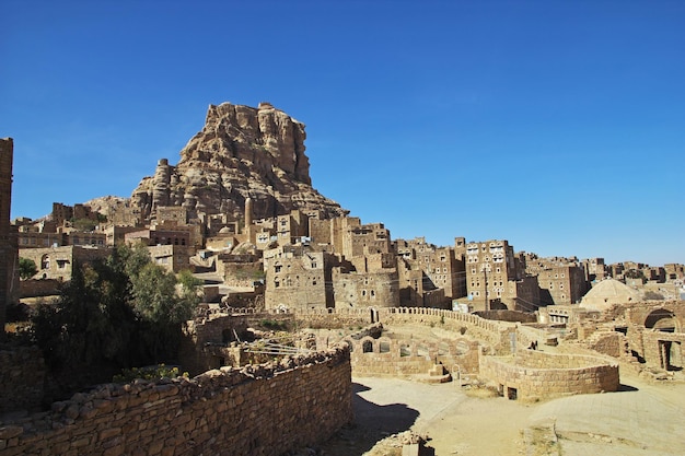 Thula village in mountains Yemen